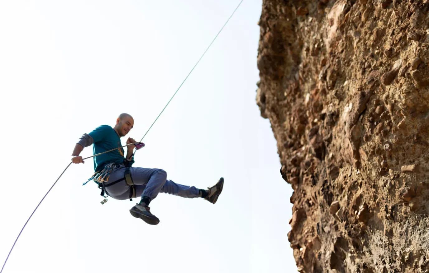 Rappelling