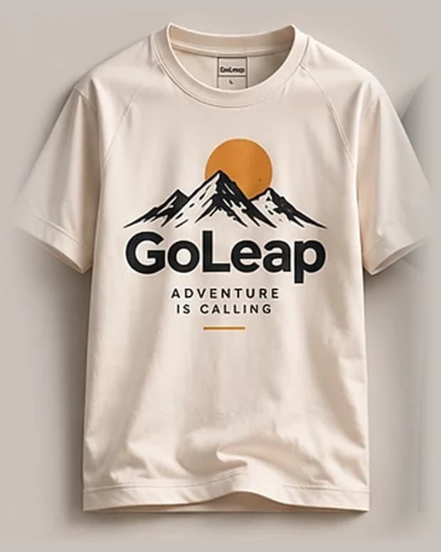 Adventure Is Calling cotton tee, Alpine off-white
