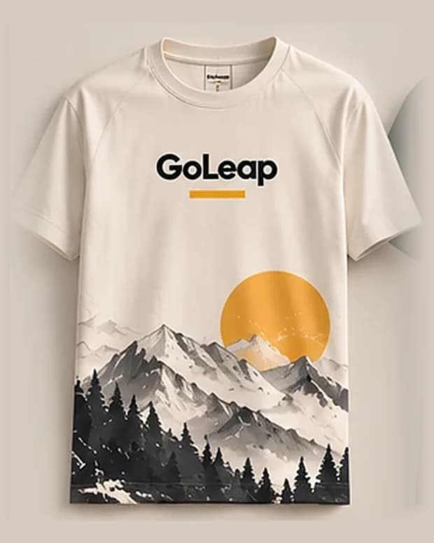 Trail Scenes cotton tee, Sunrise peaks