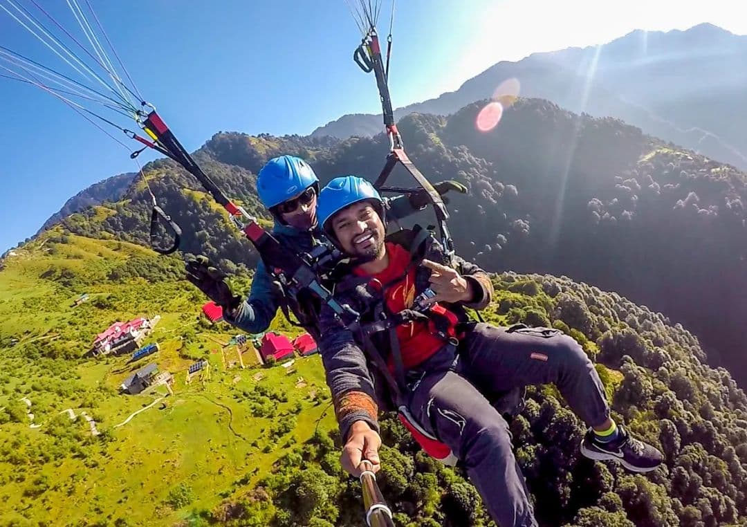 Instructional Paragliding Tandem Flight